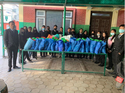 Program 4 - Serving senior citizens in old age home